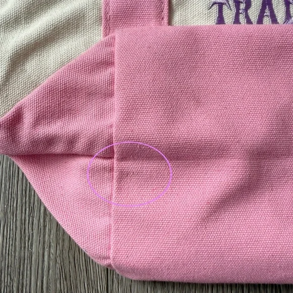 EUC 💗 Pink Trader Joe’s Mini Tote - Picture 7 of 7